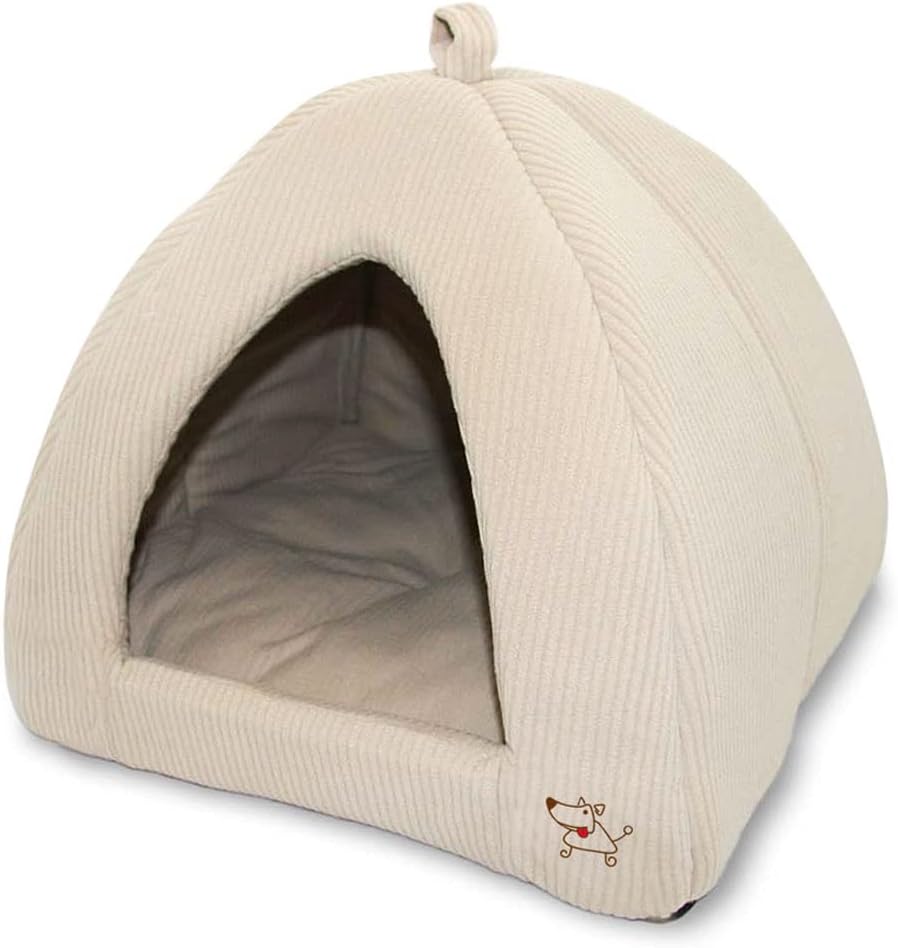 Best Pet Supplies Cat Bed for Indoor Cat. Domed Tent House with Removable Pillow