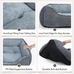 MIXJOY Dog Bed for Large Medium Small Dogs