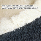 Hooded Donut Dog Bed. Self-Warming Cat Cave for Puppies & Kittens?
